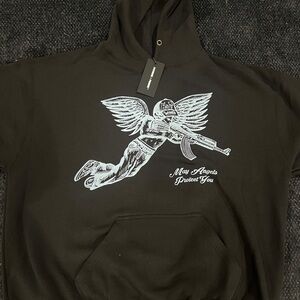 Homme + Femme Black Hoodie